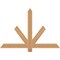 Ekena Millwork Kennewick Timber Gable Bracket, Western Red Cedar, 48"W x 32"H x 1 1/2"D x 3 1/2"F, 16/12 Pitch GBW048X32X0204KEN00SWR - alternate 1
